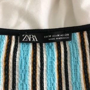 ZARA colorful striped tank size medium